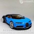 ArrowModelBuild Bugatti Chiron (Sky Blue + Molan) Built & Painted 1/24 Model Kit