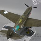 ArrowModelBuild P-40 Fighter Built & Painted 1/32 Model Kit