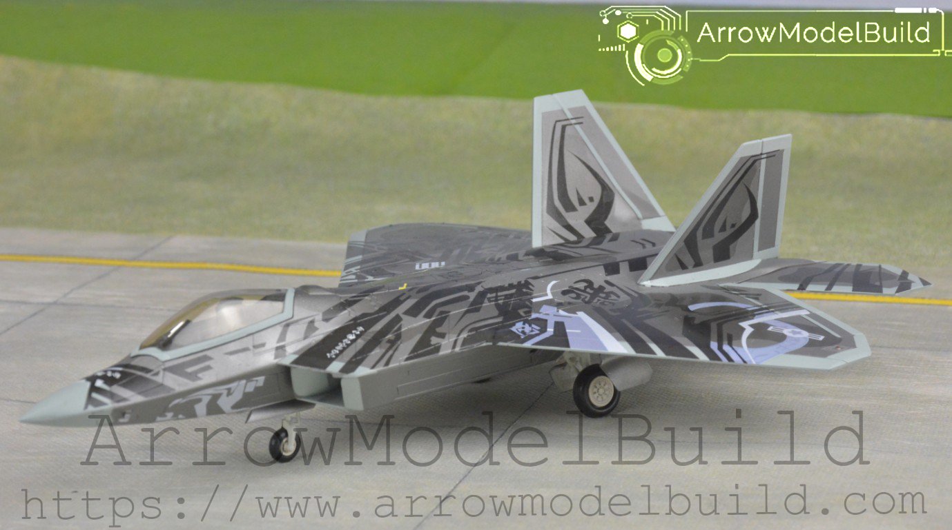 ArrowModelBuild F22 Fighter Starscream Built & Painted 1/72 Model Kit