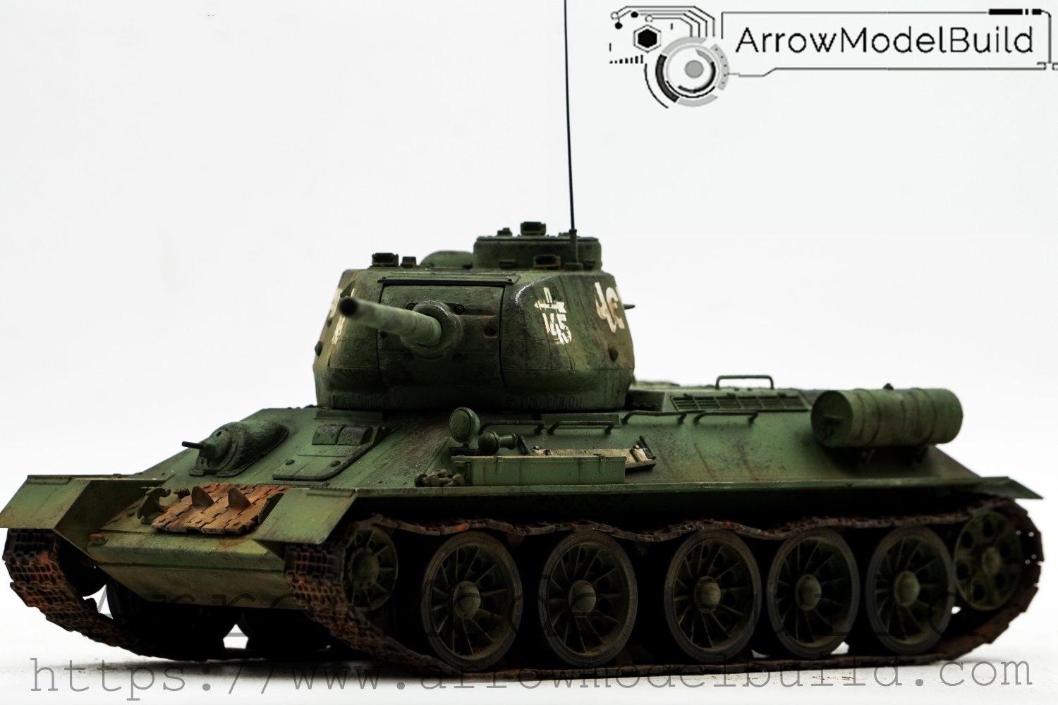 ArrowModelBuild Veyron Su T34 85 Tank 6066 Built & Painted 1/35 Model Kit