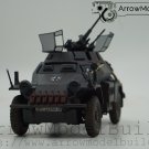 ArrowModelBuild Sd.Kfz222 Armored Vehicle Built & Painted 1/35 Model Kit
