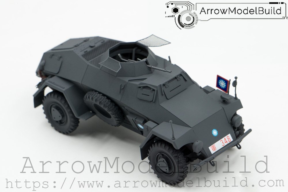 ArrowModelBuild Sd.Kfz221 National Army Armored Built & Painted 1/35 Model Kit