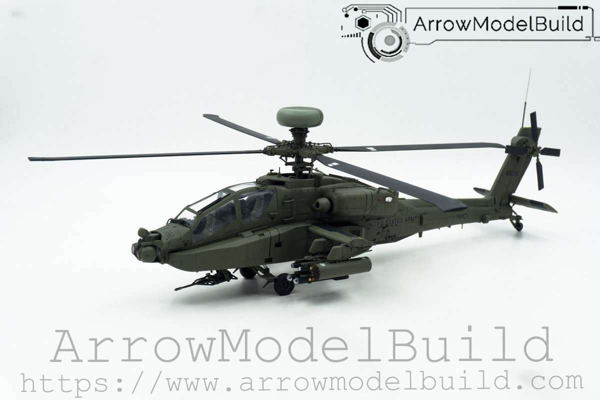 ArrowModelBuild Hasegawa AH-64D Longbow Gunship Built & Painted 1/48 Model Kit