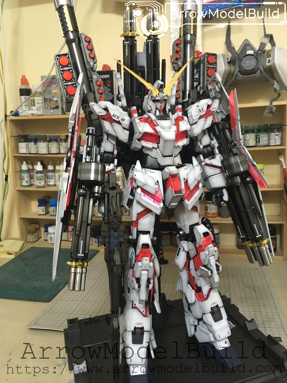 ArrowModelBuild Unicorn Gundam FA (Shaping) Built & Painted PG 1/60 Model Kit