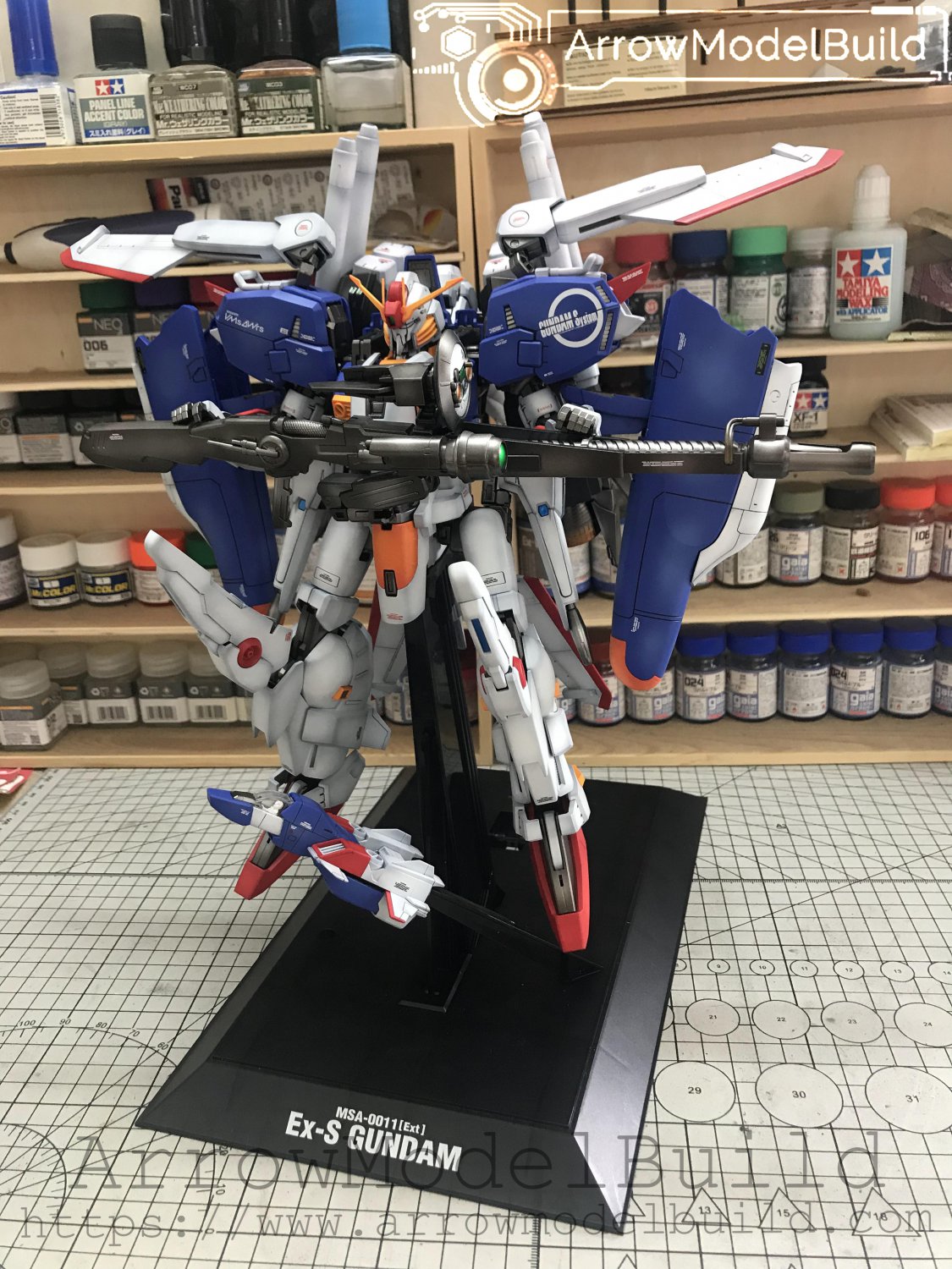 ArrowModelBuild EX-S Ver 1.0 Gundam Built & Painted MG 1/100 Model Kit