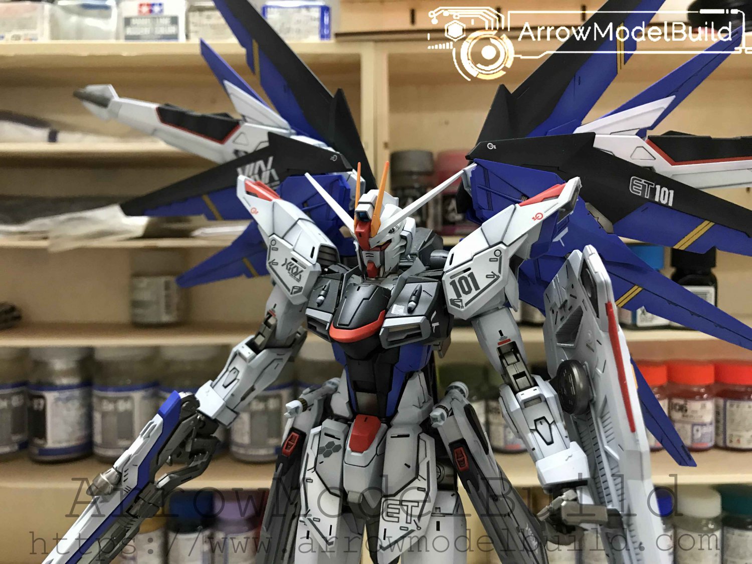 ArrowModelBuild Freedom Gundam Ver 2.0 Built & Painted MG 1/100 Model Kit