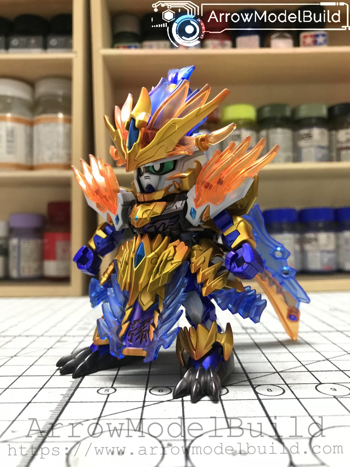 ArrowModelBuild Sun Ce Gundam Astray Built & Painted SD Model Kit