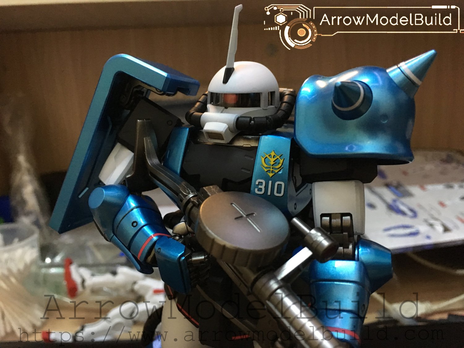 ArrowModelBuild UMA Lightning's Zaku (Metal) Built & Painted MG 1/100 Model Kit