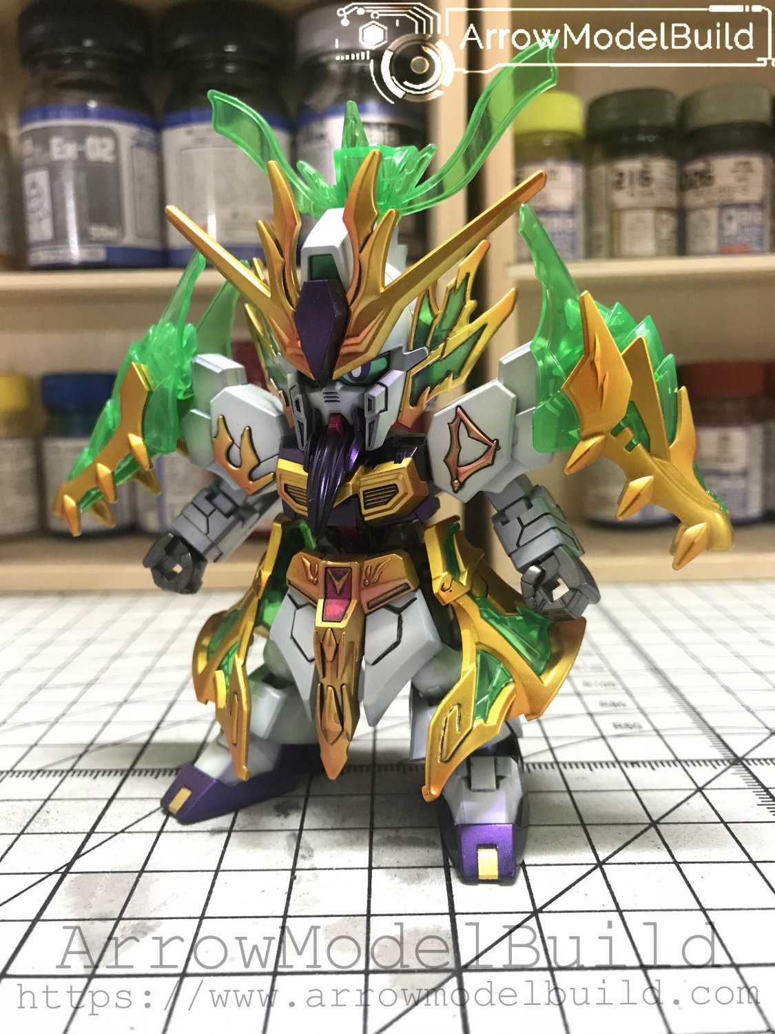 ArrowModelBuild Chuan Guan Yu Niu Built & Painted SD Model Kit