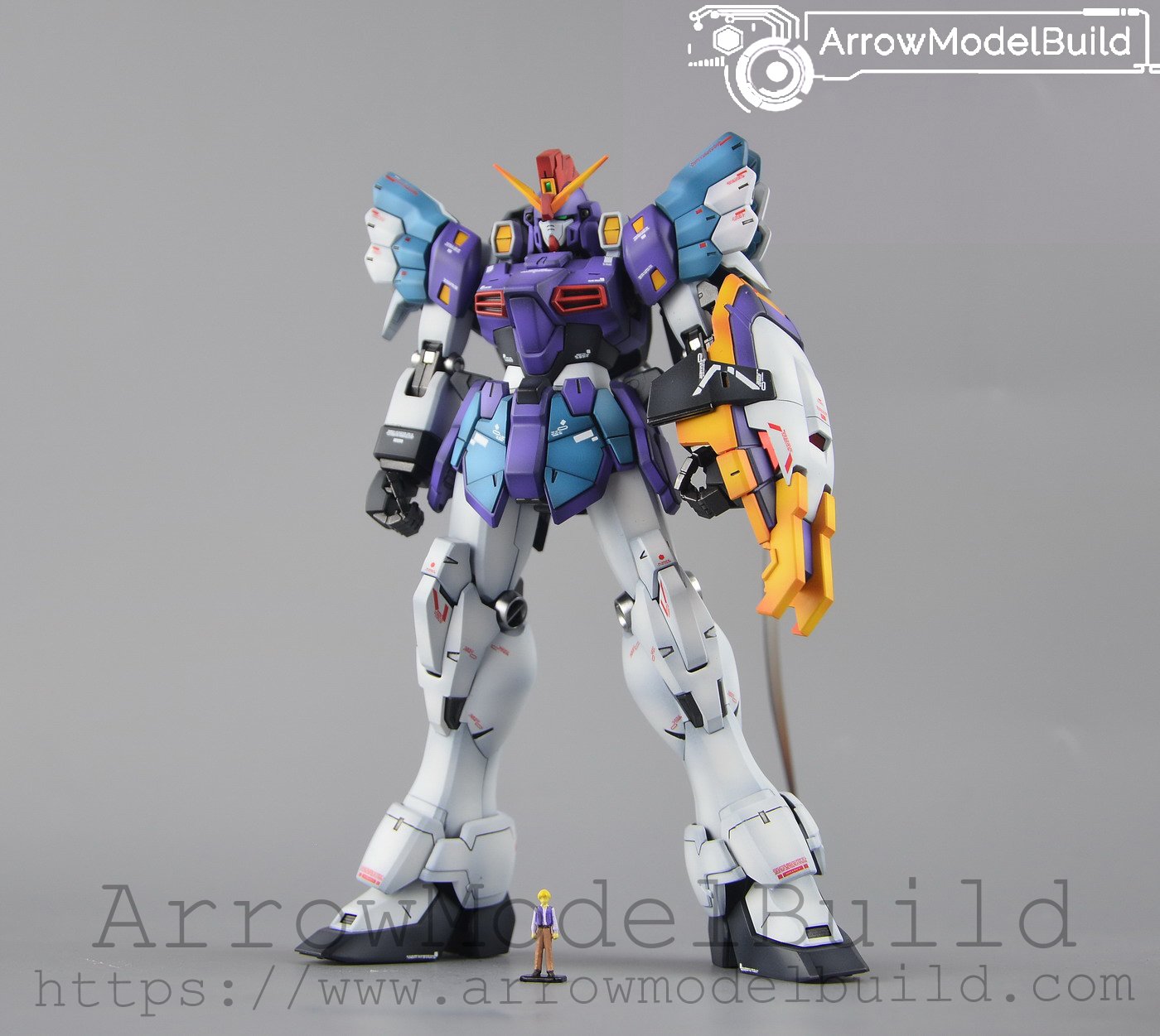ArrowModelBuild Sandrock Gundam EW Custom with Armadillo 1.0 Built & Painted MG 1/100 Model Kit