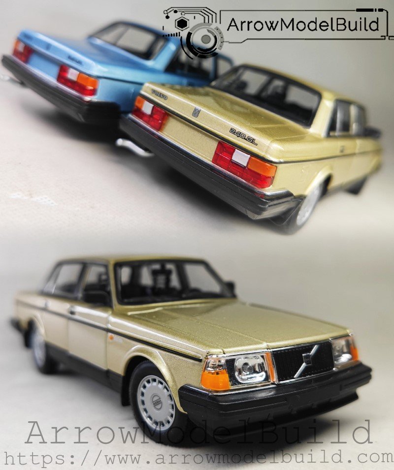 ArrowModelBuild Volvo 240GL (Champagne Gold) Built & Painted 1/24 Model Kit