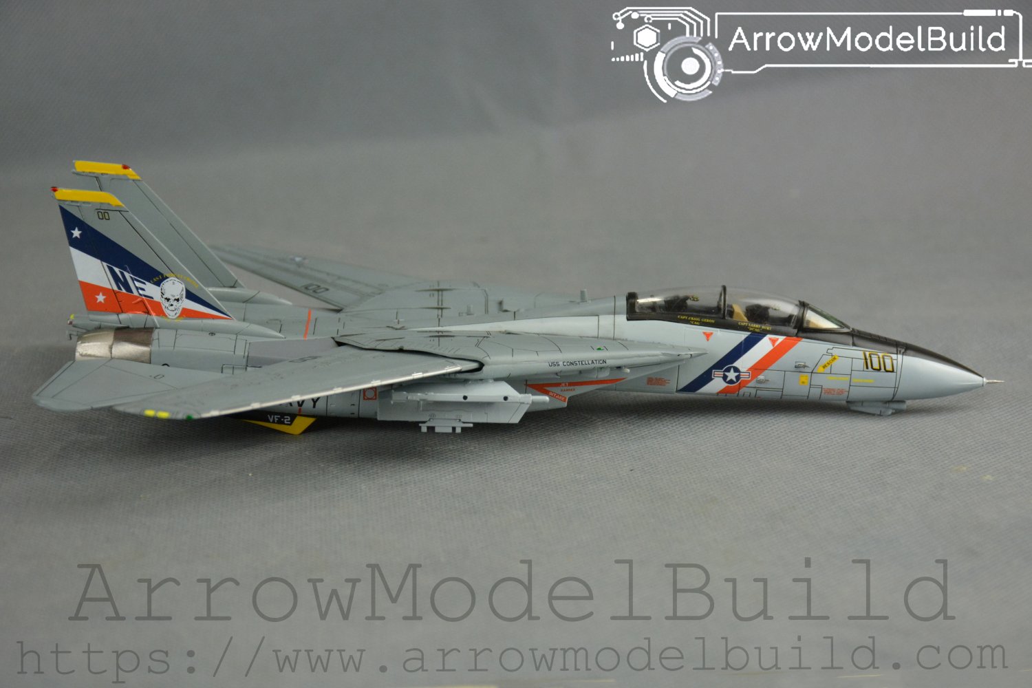 ArrowModelBuild F-14 VF-2 CAG Built & Painted 1/72 Model Kit