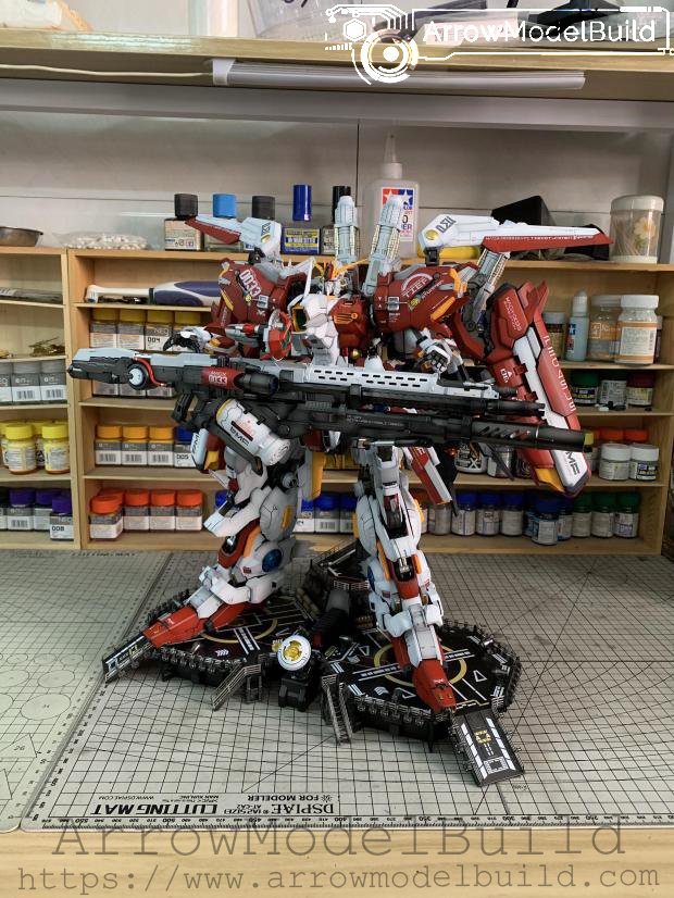 ArrowModelBuild MASX-0033 EX-S Gundam (Custom Red) Built & Painted PG 1/60 Model Kit