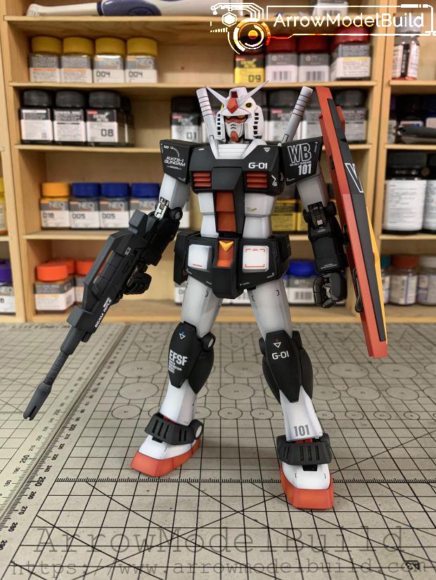 ArrowModelBuild RX-78-1 Gundam Prototype Built & Painted MG 1/100 Model Kit