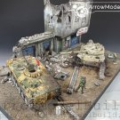 ArrowModelBuild T-72+BMP Scene Built & Painted 1/35 Model Kit