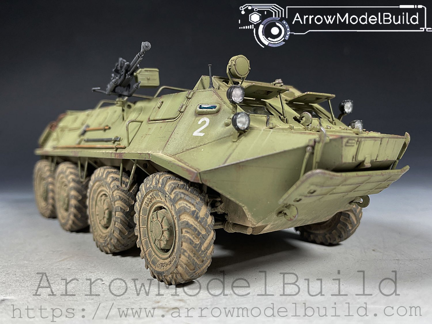 ArrowModelBuild BTR-60P Military Vehicle Built & Painted 1/35 Model Kit