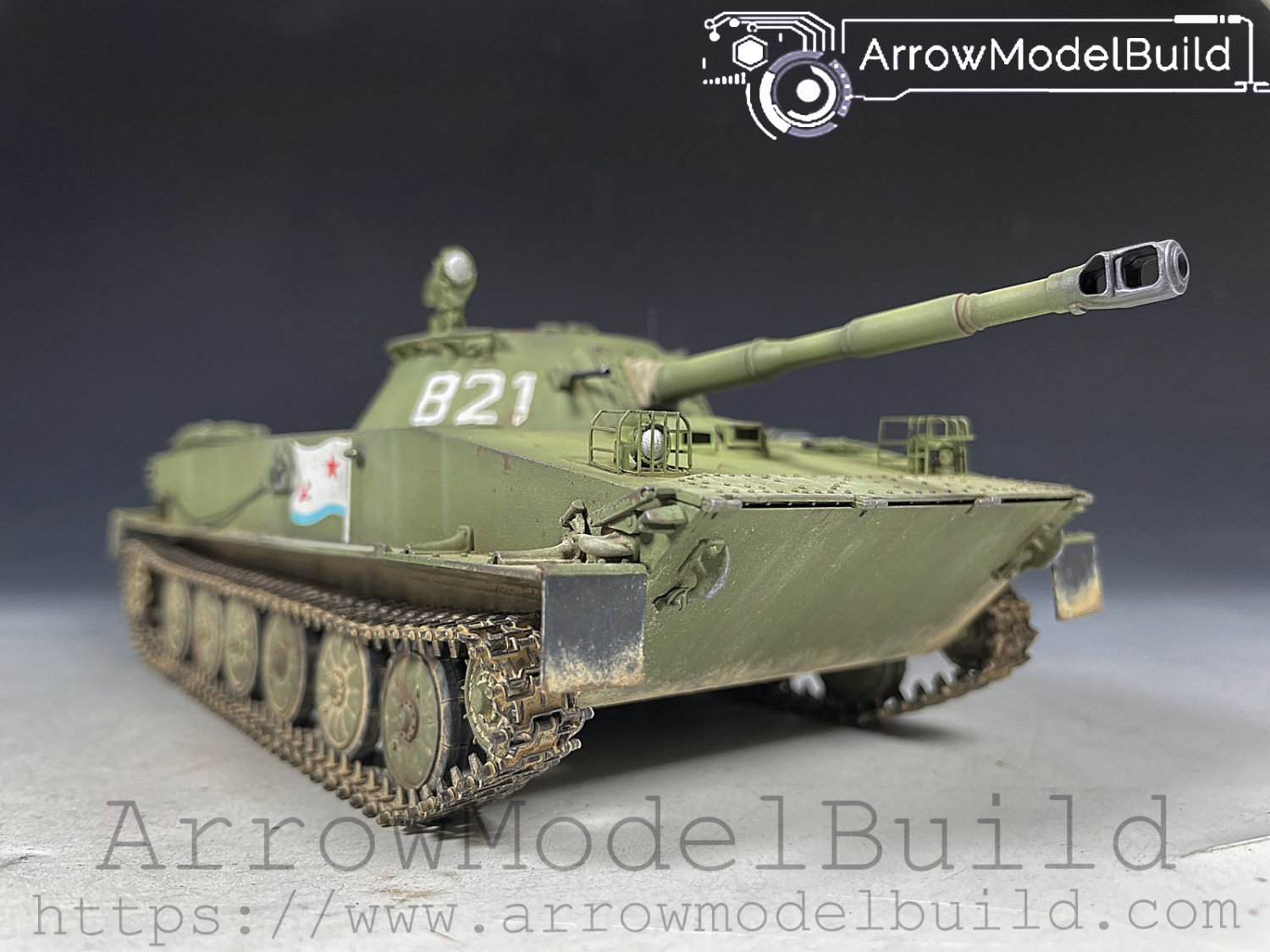 ArrowModelBuild PT-76B Amphibious Tank Built & Painted 1/35 Model Kit