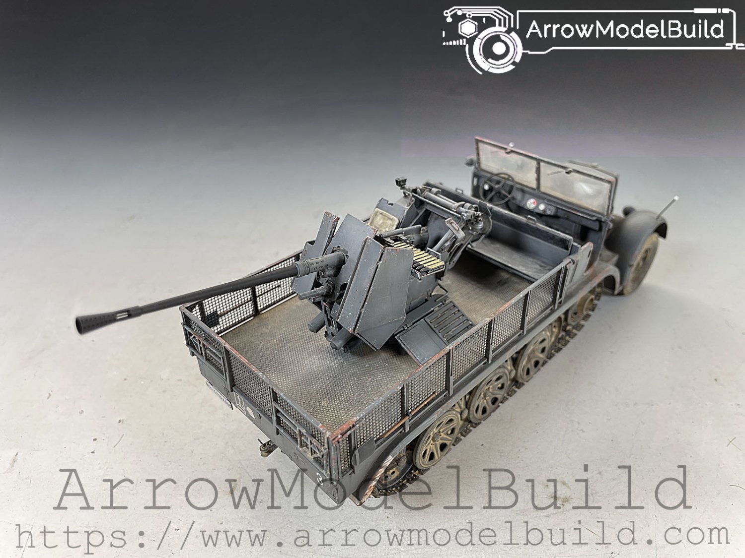 ArrowModelBuild Flak36 Anti-Aircraft Gun Built & Painted 1/35 Model Kit