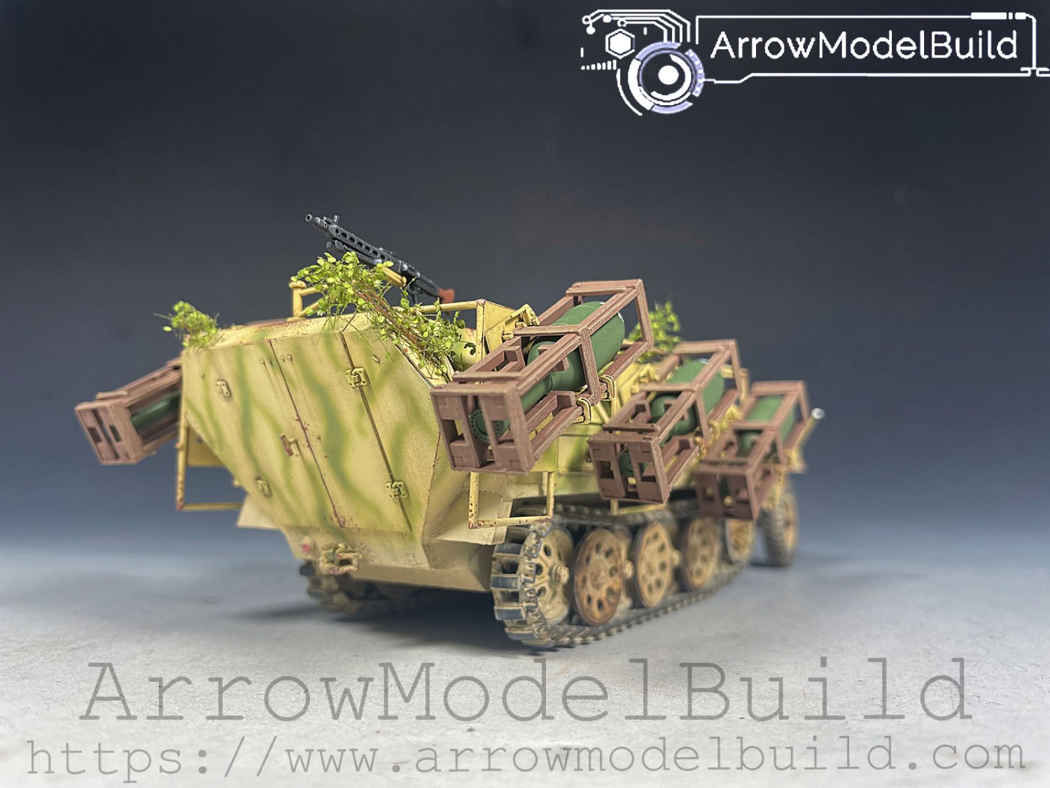 ArrowModelBuild Missile Launcher Land Stuka Built & Painted 1/35 Model Kit