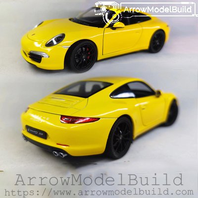 ArrowModelBuild Porsche 911 GT3 (Yellow and Black Wheels Edition) Built & Painted 1/24 Model Kit