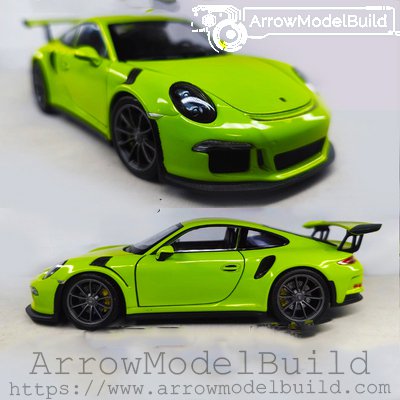 ArrowModelBuild Porsche 911 GT3 (Mustard Green) Built & Painted 1/24 Model Kit
