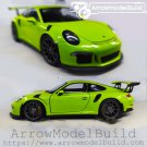 ArrowModelBuild Porsche 911 GT3 (Mustard Green) Built & Painted 1/24 Model Kit