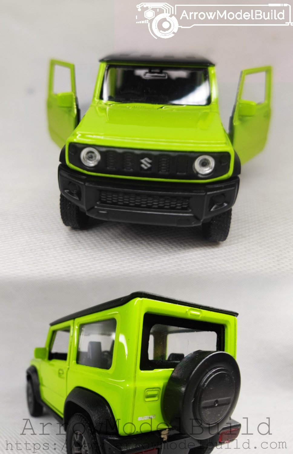 ArrowModelBuild Suzuki Jimny (Grass Green) Built & Painted 1/36 Model Kit