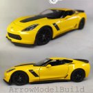 ArrowModelBuild Chevrolet Corvette 2019 (Speed Yellow) Built & Painted 1/24 Model Kit