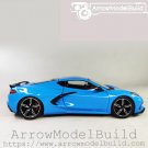 ArrowModelBuild Chevrolet Corvette 2020 (Sky Blue) Wheel Refinement Built & Painted 1/24 Model Kit
