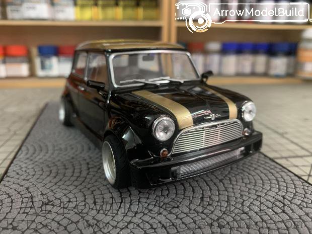 ArrowModelBuild Tamiya Mini Cooper (Black & Gold) Built & Painted 1/24 Model Kit