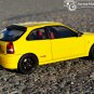 ArrowModelBuild Honda Civic (Canary Yellow) Built & Painted 1/24 Model Kit