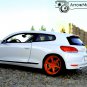 ArrowModelBuild Volkswagen Scirocco (Red Orange Wheel) Built & Painted 1/24 Model Kit