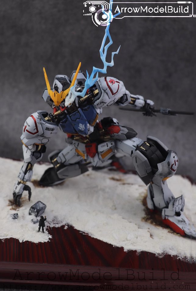 ArrowModelBuild Gundam Barbatos (Snow Scene) Built & Painted MG 1/100 Model Kit
