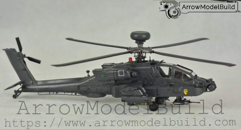 ArrowModelBuild AH-64 Gunship Built & Painted 1/72 Model Kit