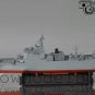 ArrowModelBuild 052 Destroyer Built & Painted 1/700 Model Kit