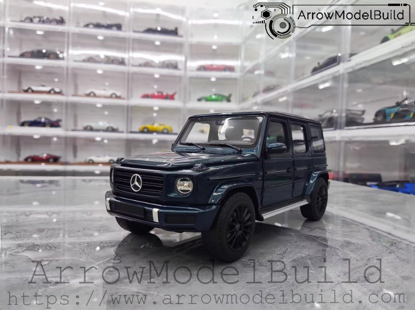 ArrowModelBuild Mercedes Benz AMG G63 (Metallic Blue) Built & Painted 1/18 Model Kit