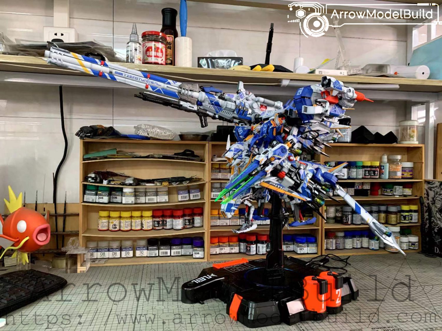 ArrowModelBuild Deep Striker (2.0) Built & Painted MG 1/100 Model Kit