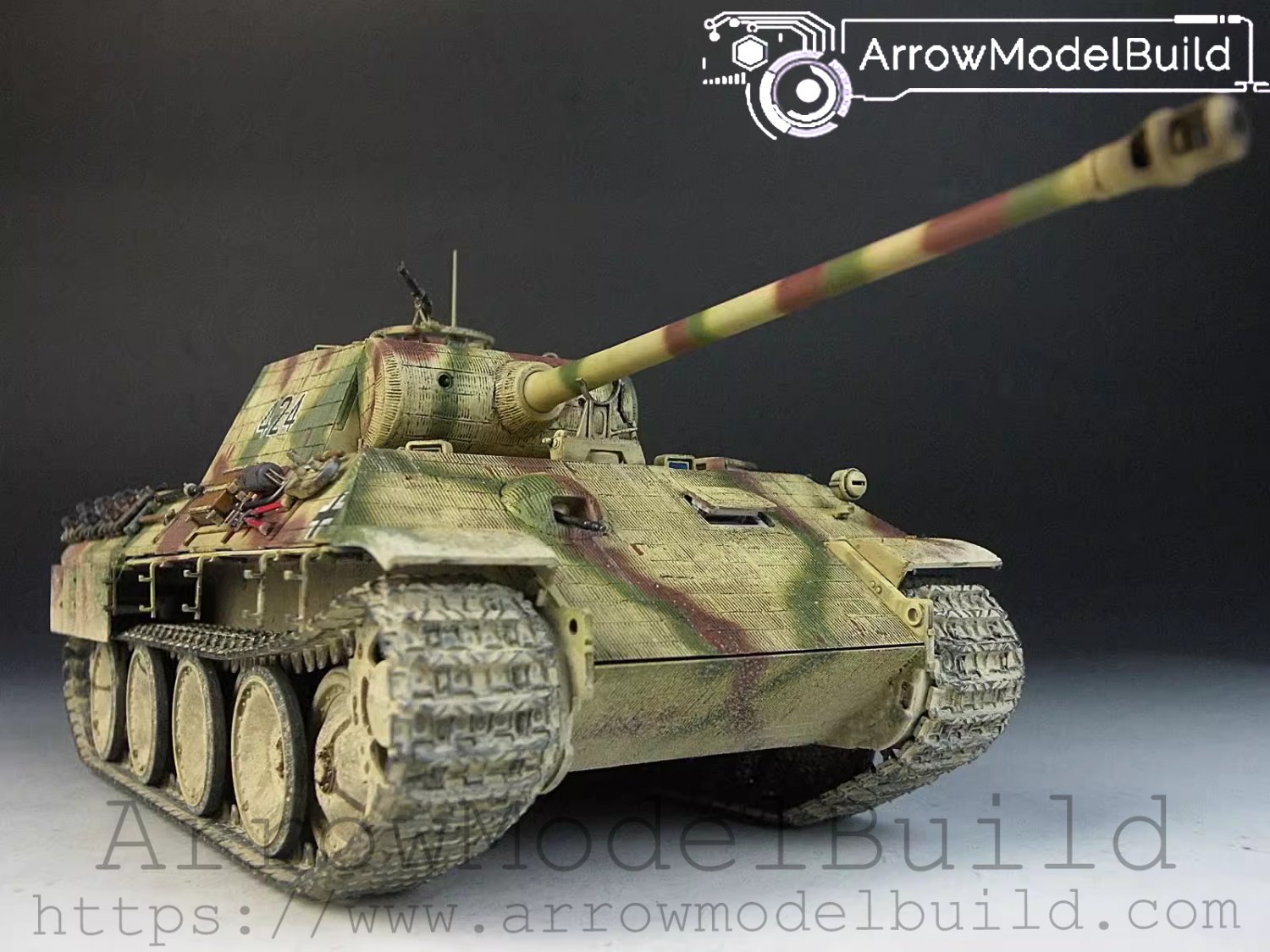 ArrowModelBuild Sanhua Anti-Magnetic Leopard A Built & Painted 1/35 Model Kit