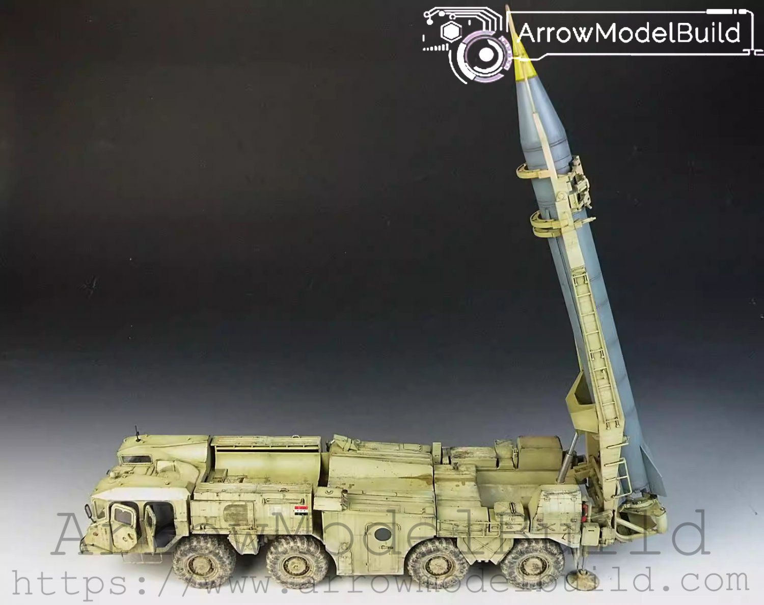 ArrowModelBuild Scud Missile Vehicle Built & Painted 1/35 Model Kit