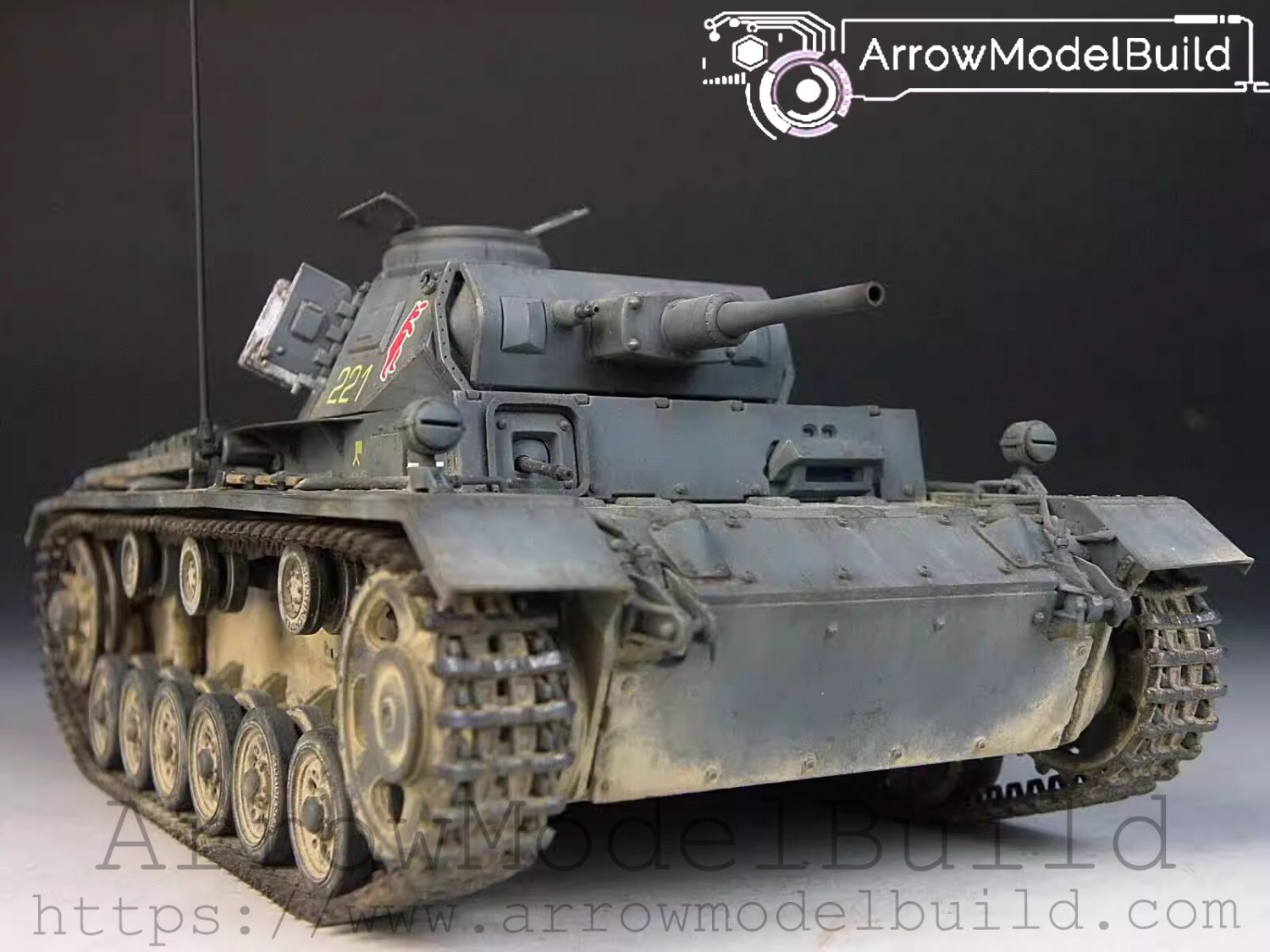 ArrowModelBuild Type 3 H Tank Vehicle Built & Painted 1/35 Model Kit