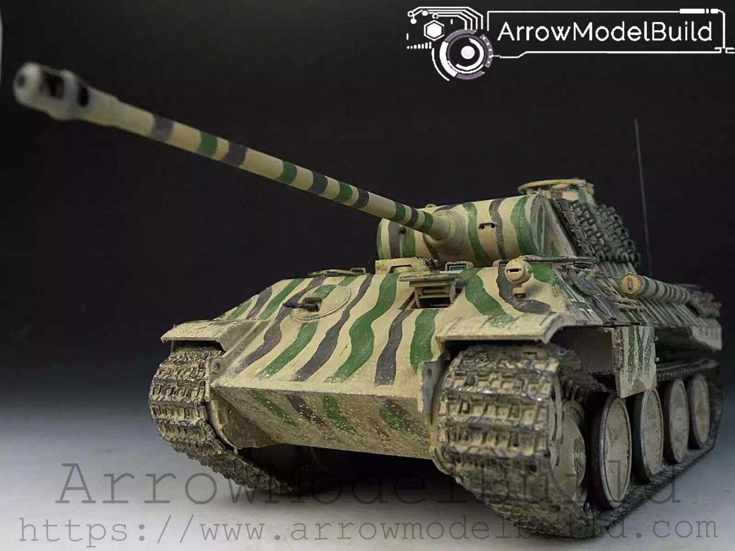 ArrowModelBuild Leopard A Tank Vehicle Built & Painted 1/35 Model Kit