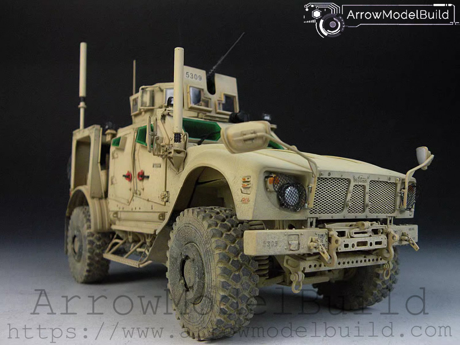 ArrowModelBuild Wheatfield MATV Tank Vehicle Built & Painted 1/35 Model Kit