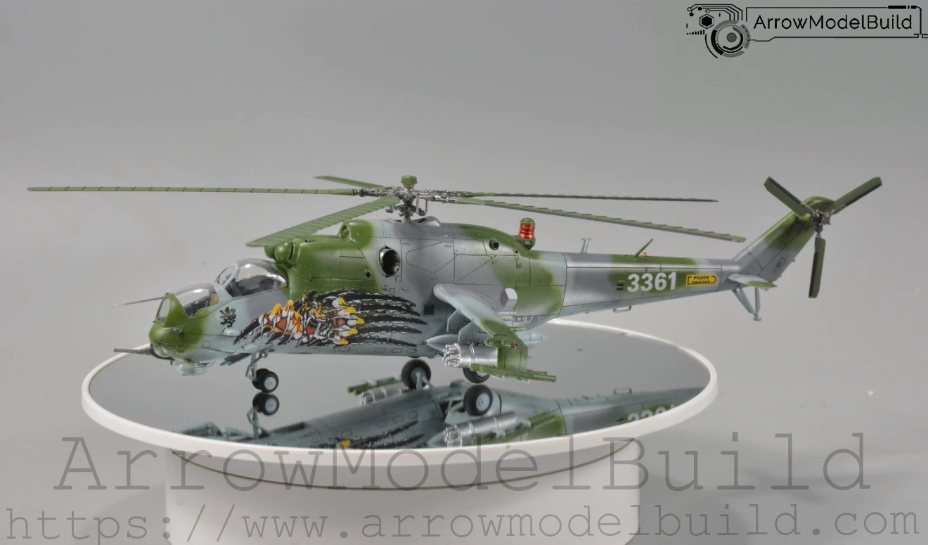 ArrowModelBuild Mi-24v Hind Armed Helicopter Built & Painted 1/72 Model Kit