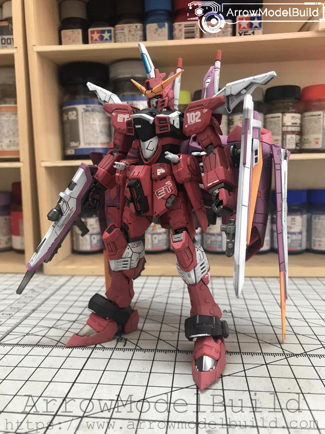ArrowModelBuild Justice Gundam (Shaping) Built & Painted RG 1/100 Model Kit