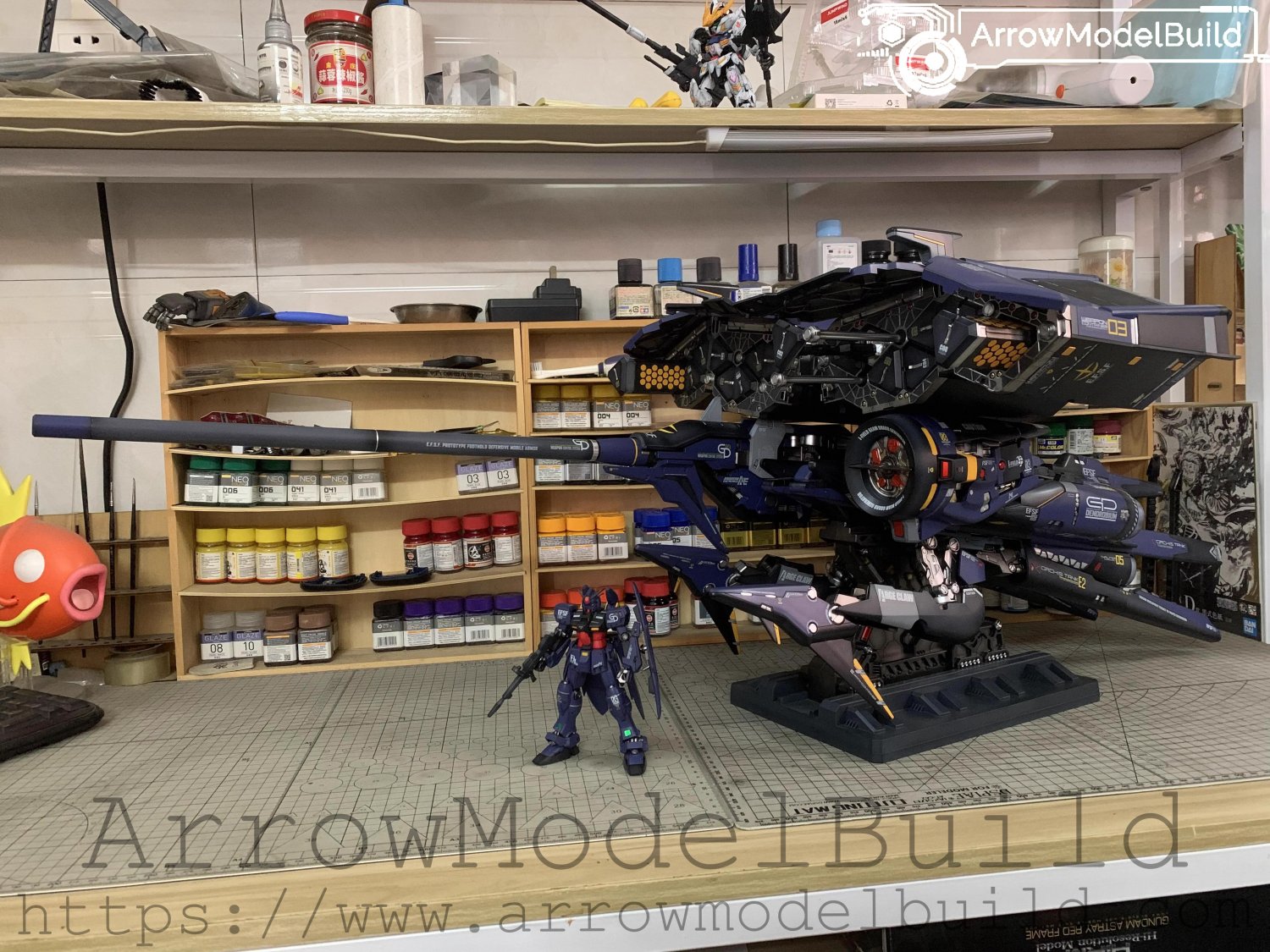 ArrowModelBuild GP03 (Titans Color Ver) Built & Painted HG 1/144 Model Kit