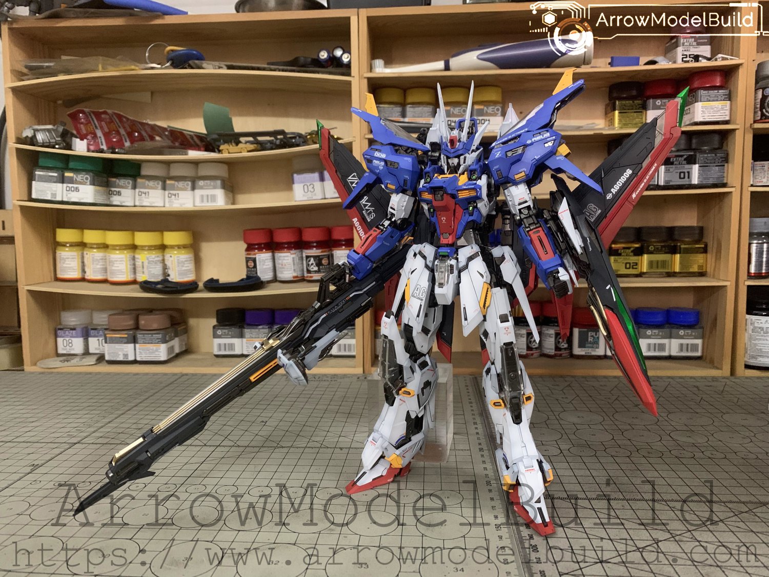 ArrowModelBuild Genesis Gundam (Z Gundam Color) Built & Painted MG 1/100 Model Kit