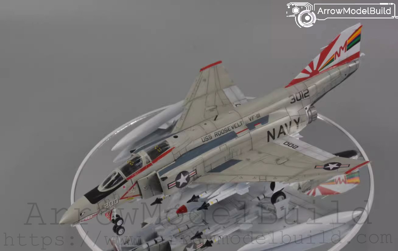 ArrowModelBuild F-4E Phantom Fighter Built & Painted 1/72 Model Kit