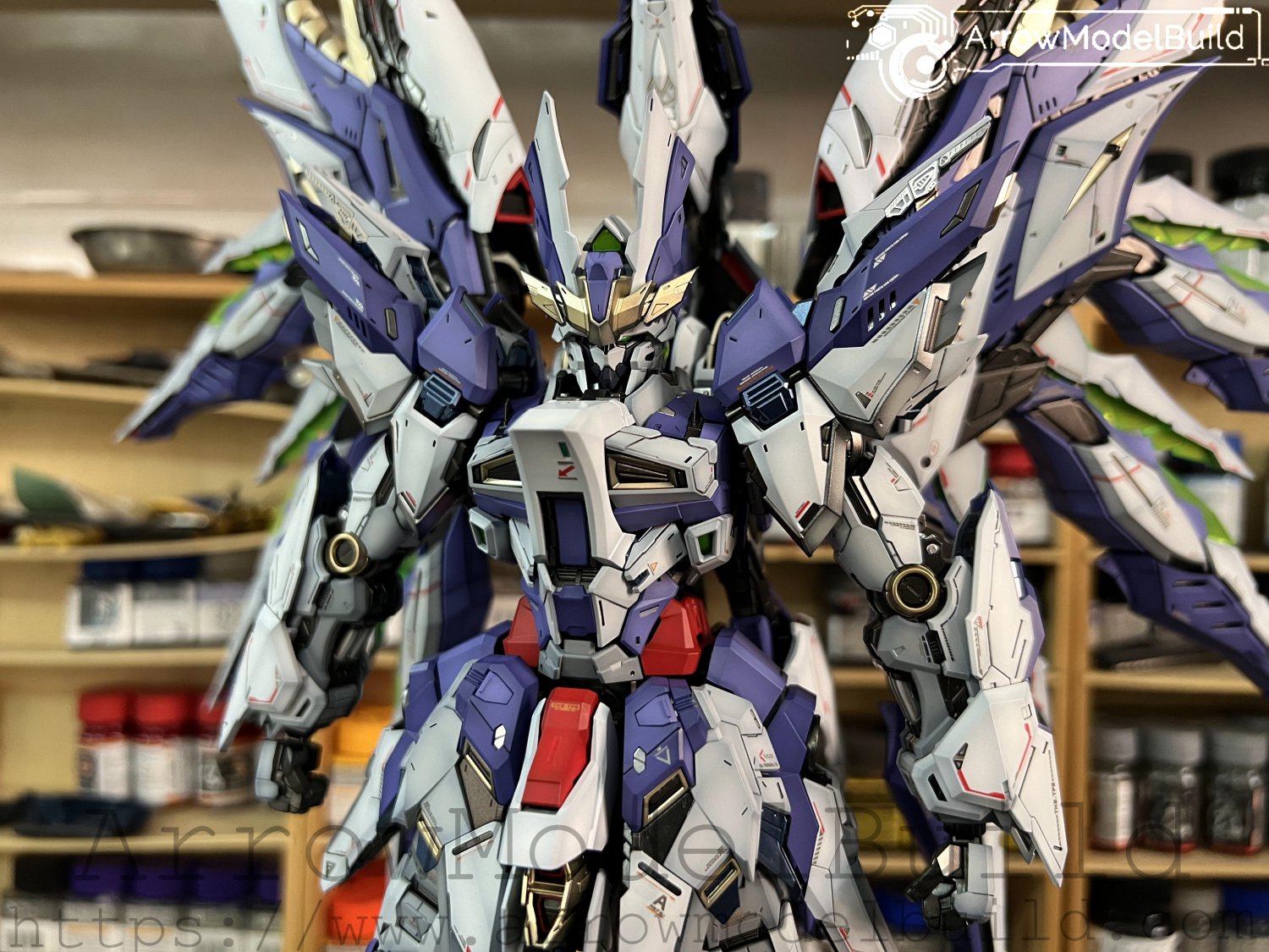 ArrowModelBuild Sky Defender (Shadow Color) Built & Painted Model Kit