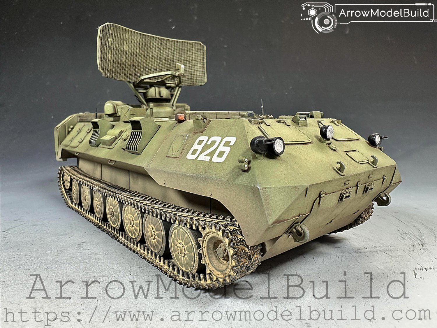 ArrowModelBuild PPUR-1(9S80)OVOD-M-SV Military Tank Built & Painted 1/35 Model Kit