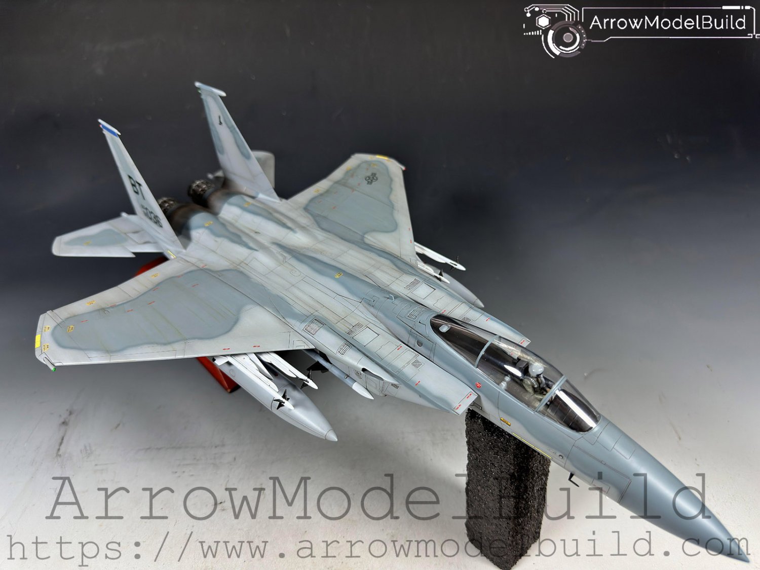 ArrowModelBuild F-15C Built & Painted 1/48 Model Kit